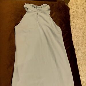 Naked Zebra Grey L Dress Sleeveless Party Classic Scandi Girl Timeless Office